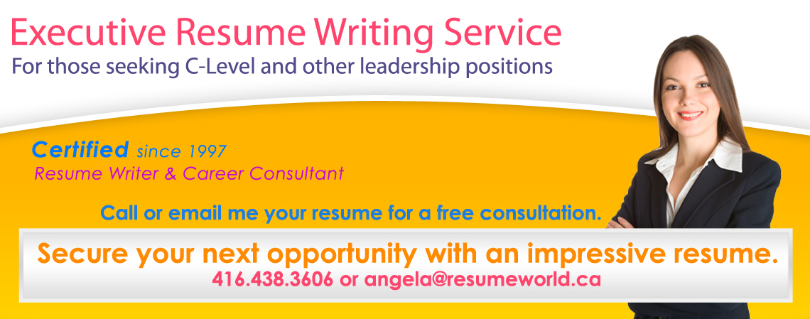 C level resume writing services